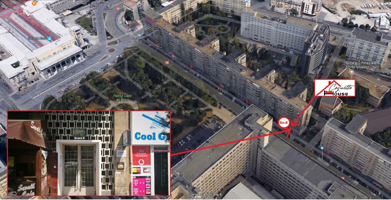 Coquettehouse Gara De Nord Apartment Bukares Bagian luar foto